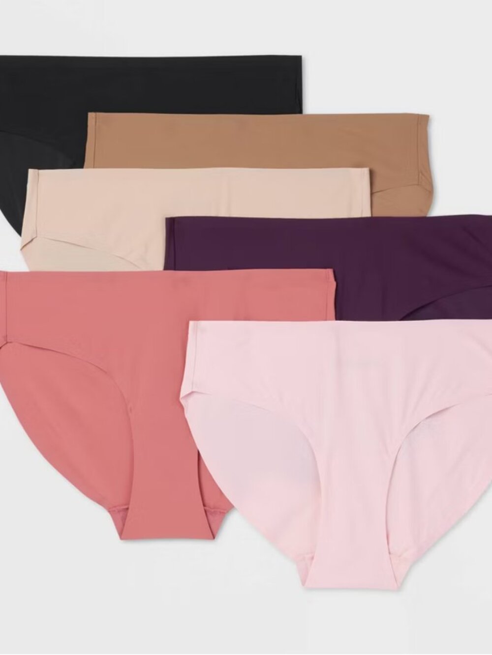 Women's 6pk Bonded Microfiber Bikini Underwear - Auden Assorted Color XXL
